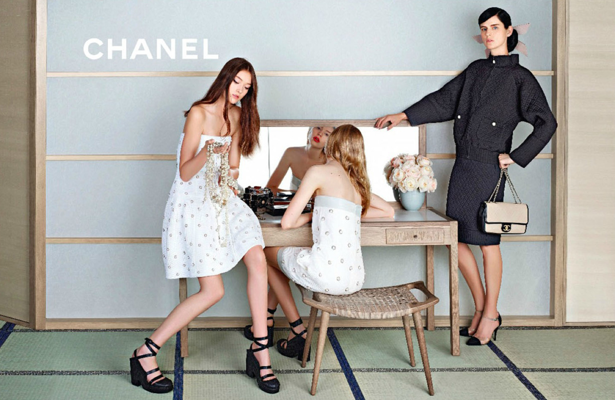 Japanese-Inspired Chanel Spring 2013 Ad Campaign